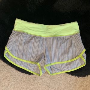 Lululemon speed shorts